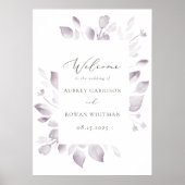 Dreamweaver Foliage Wedding Welcome Poster (Voorkant)