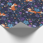 Dreamweaver Folk Foxes Cadeaupapier (Hoek)
