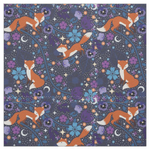 Dreamweaver Folk Foxes Stof
