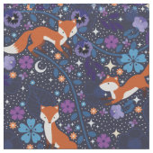 Dreamweaver Folk Foxes Stof (Close Up)