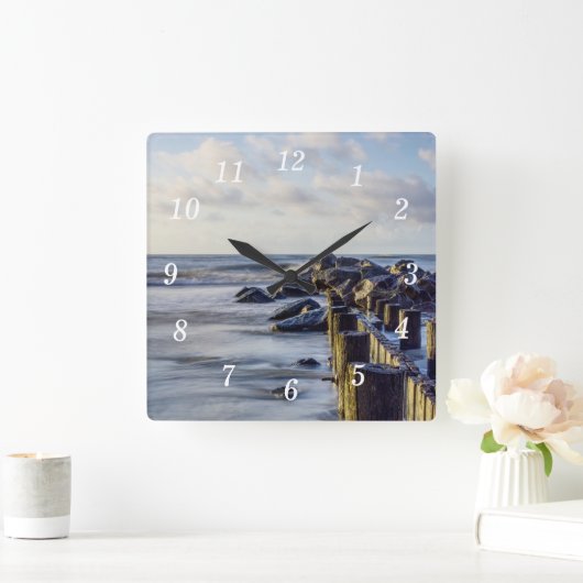 Dreamweaver Folly Seawall Clock Vierkante Klok (Huis)