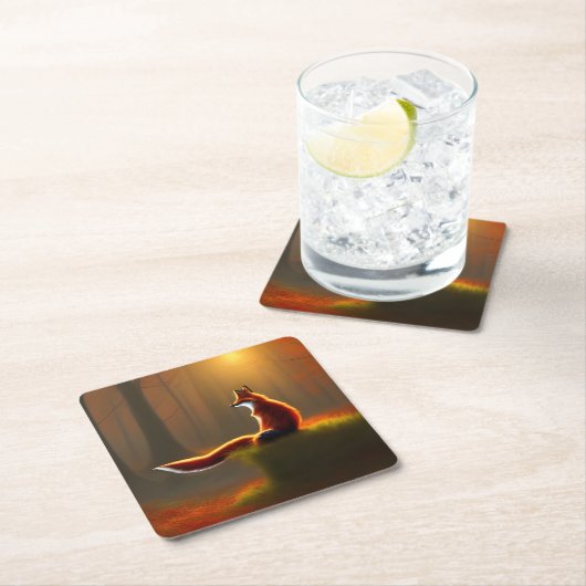 Dreamweaver Fox Kartonnen Onderzetters (Insitu)