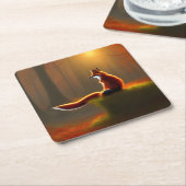 Dreamweaver Fox Kartonnen Onderzetters (Schuin)