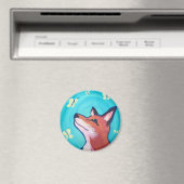 Dreamweaver Fox Kitchen Magnet (Insitu (Vaatwasser))
