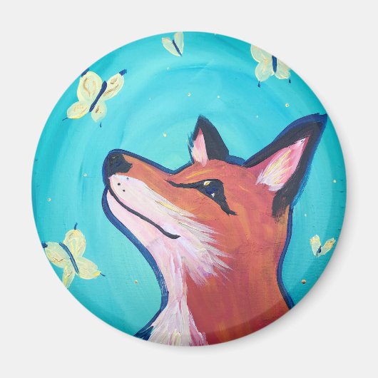 Dreamweaver Fox Kitchen Magnet (Voorkant)