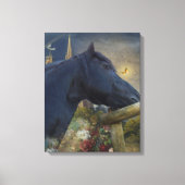 Dreamweaver Friesian - Wrapped Canvas (Voorkant)