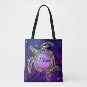 Dreamweaver Gold Shimmery Zee Turtle Tote Bag (Voorkant)