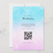 Dreamweaver Gradiënt Clouds QR Code allen in Één W Kaart (Achterkant)