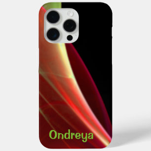 Dreamweaver Green en Red Artwork Sweep iPhone 15 Pro Max Hoesje