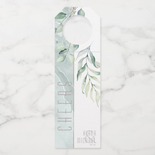 Dreamweaver Greenery Cheers Green/Blue ID817 Flessenhanger (Voorkant)