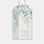 Dreamweaver Greenery Dank u V2 Green/Blue ID817 Cadeaulabel (Voorkant)