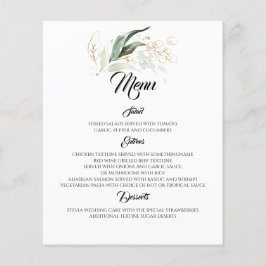 Dreamweaver Greenery en Eucalyptus Leaves Wedding  Flyer