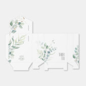 Dreamweaver Greenery Wedding Green/Blue ID817 Bedankdoosjes (Uitgevouwen)