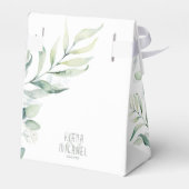 Dreamweaver Greenery Wedding Green/Blue ID817 Bedankdoosjes (Achterkant)