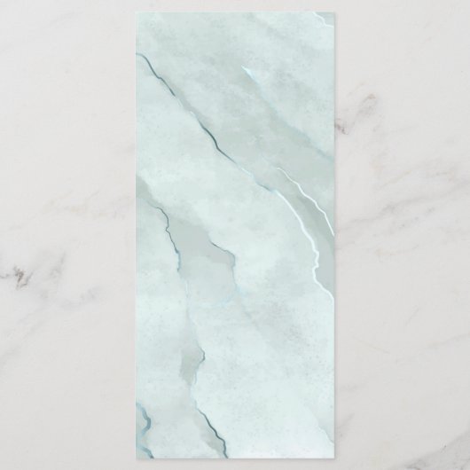 Dreamweaver Greenery Wedding Green/Blue ID817 Menu (Achterkant)