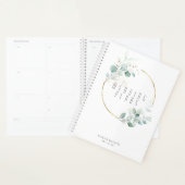 Dreamweaver Greenery Wedding Green/Blue ID817 Planner (Display)