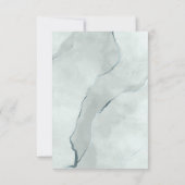 Dreamweaver Greenery Wedding Green/Blue ID817 RSVP Kaartje (Achterkant)