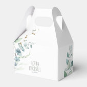 Dreamweaver Greenery Wedding Green/Blue V2 ID817 Bedankdoosjes (Voorkant Zijde)