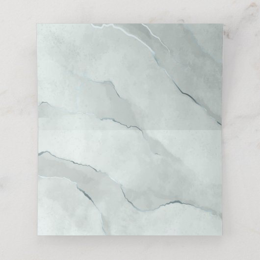 Dreamweaver Greenery Wedding Table Green/Blue ID81 Plaatskaartje (Binnenkant ongevouwen)