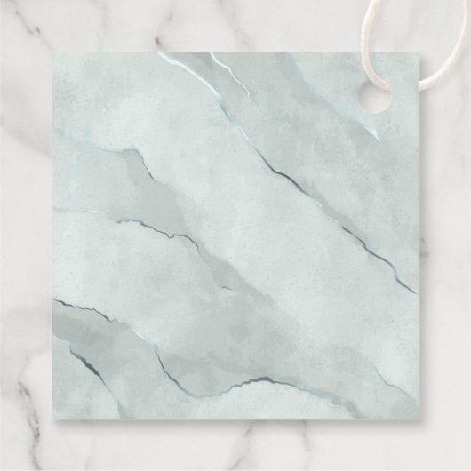 Dreamweaver Greenery Wedding V2 Green/Blue ID817 Bedankjes Labels (Achterkant)