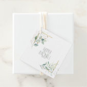 Dreamweaver Greenery Wedding V2 Green/Blue ID817 Bedankjes Labels (In situ)
