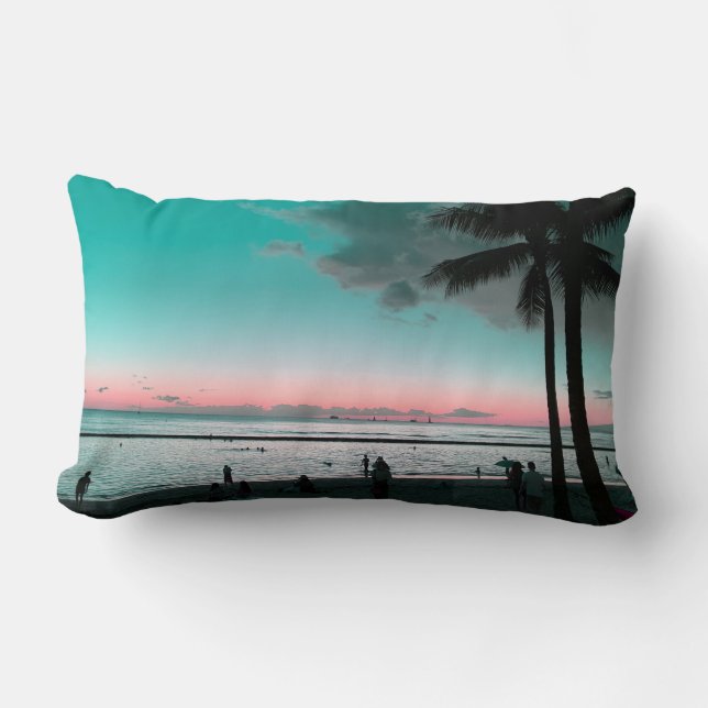 Dreamweaver Hawaiian Sunset Lumbar Pillow Kussen (Voorkant)