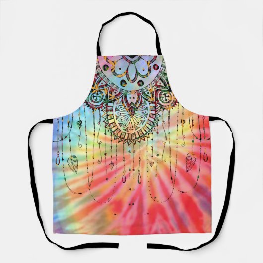 Dreamweaver Hippie Tie Dye Schort (Voorkant)