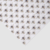 Dreamweaver Honeybee Pattern in bleke en middelgro Tissuepapier (Detail)