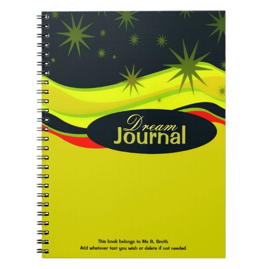 Dreamweaver Journal Custom Notitieboek (Voorkant)