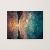 Dreamweaver Lake and Sunset | Landschapsverf Legpuzzel (Horizontaal)