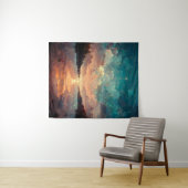 Dreamweaver Lake and Sunset | Landschapsverf Wandkleed (In Situ (horizontaal))