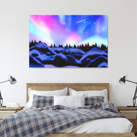 Dreamweaver Lights Canvas Afdruk (Insitu (Slaapkamer))