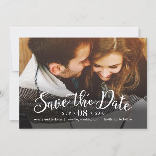 Dreamweaver Love EDITABLE COLOR Save the Date Card (Voorkant)