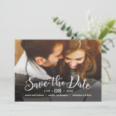 Dreamweaver Love EDITABLE COLOR Save the Date Card (Staand voorkant)