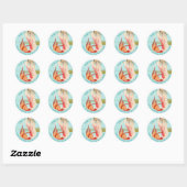 Dreamweaver Mermaid Bedankt Ronde Sticker (Vel)