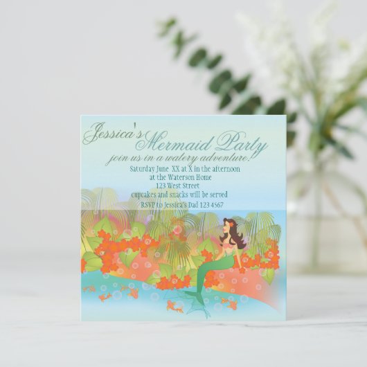 Dreamweaver Mermaid Kaart (Staand voorkant)