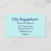 Dreamweaver Mermaid Painting Visitekaartje (Achterkant)