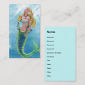 Dreamweaver Mermaid Siren Business/Profile Cards Visitekaartje (Voorkant / Achterkant)