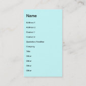 Dreamweaver Mermaid Siren Business/Profile Cards Visitekaartje (Achterkant)