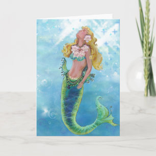 Dreamweaver Mermaid Sparking Zee Wenskaart Kaart