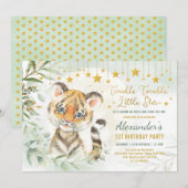 Dreamweaver Moon Tiger Twinkle Little Star 1st Bir Kaart (Voorkant / Achterkant)