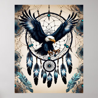 Dreamweaver Native American Poster