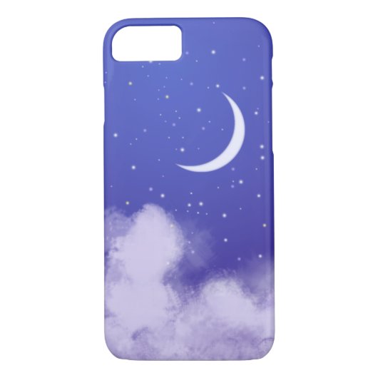 Dreamweaver Night Sky met Crescent Moon Case-Mate iPhone Case (Achterkant)
