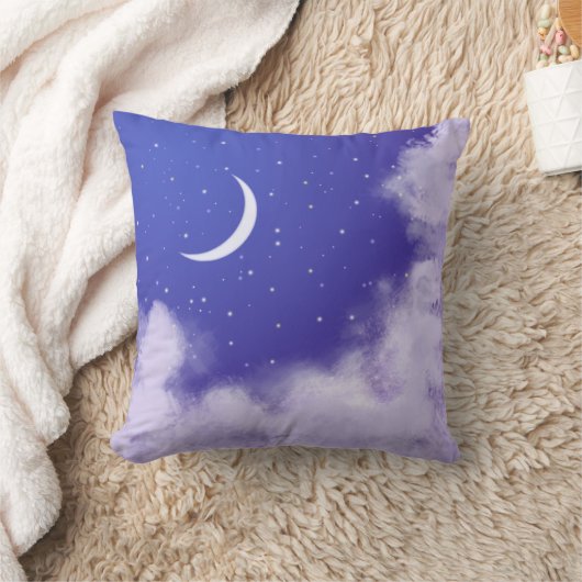 Dreamweaver Night Sky met Crescent Moon Kussen (Deken)