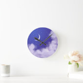 Dreamweaver Night Sky met Crescent Moon Ronde Klok (Huis)