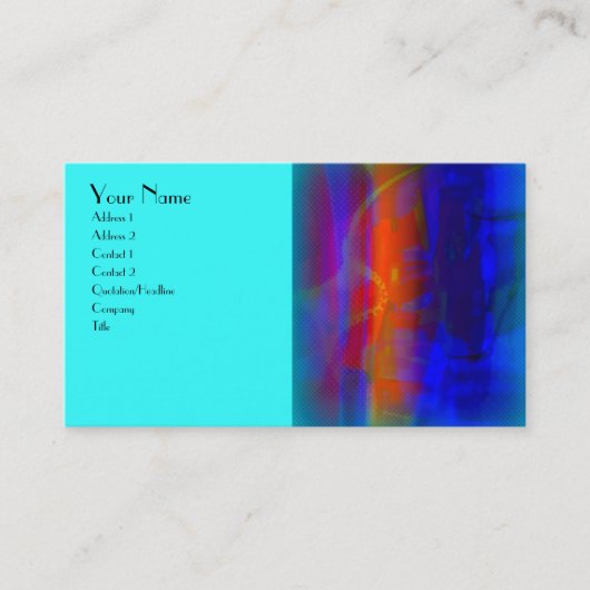 Dreamweaver-ontwerp Visitekaartje (Voorkant)