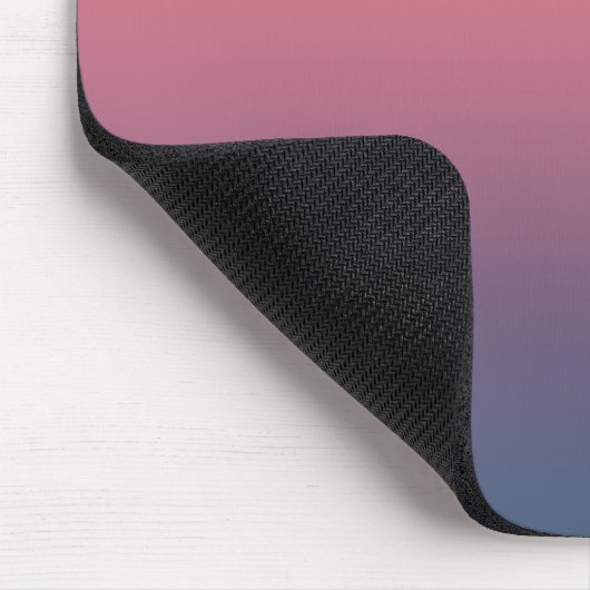 Dreamweaver Paars blauw en roze gradiënt Mousepad Muismat (Hoek)