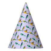 Dreamweaver Paarse Sky Colorful Bird Feesthoedjes (Links)