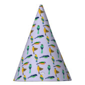 Dreamweaver Paarse Sky Colorful Bird Feesthoedjes (Rechts)