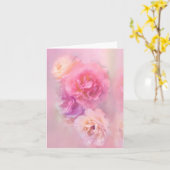 Dreamweaver Pastel-Rozen Kaart (Gele Bloem)